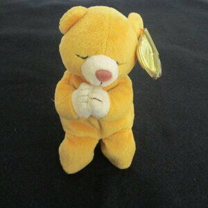 TY Beanie Original Baby Babies HOPE Prayer Praying Bear on Knees 1999 Tag Errors